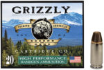 Grizzly Ammo GC9M+P1   9mm+P 124gr Full Metal Jacket Flat Point 20 Per Box/10 Case