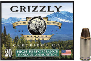 Grizzly Ammo 9mm Luger Plus P 124 Grain Full Metal Jacket Ammunition