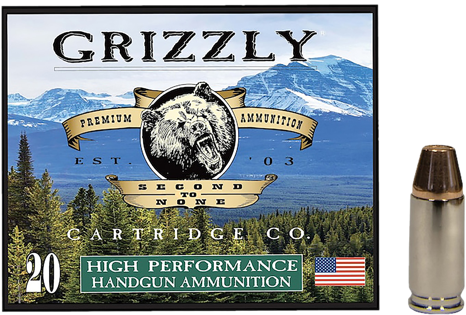 Grizzly Ammo 9mm Luger Plus P 124 Grain Full Metal Jacket Ammunition 1 Grizzly Ammo 9mm Luger Plus P 124 Grain Full Metal Jacket Ammunition