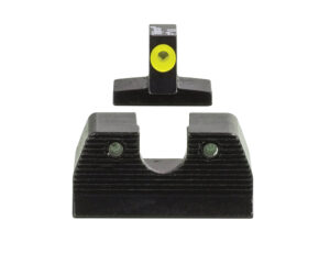Trijicon 600890 HD XR Night Sight Set Green Tritium/Yellow Outline Front, Green Tritium Rear, Black Frame, Fits FN FNP/FNX
