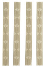 Ergo 4332DE WedgeLok Slot Cover  Dark Earth Rubber, 4 Slot Low Profile w/Aggressive Texture 4 Per Pack