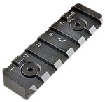 Strike Industries LINKRS6BK MLOK LINK Rail Section- 6 Slots  Black Anodized