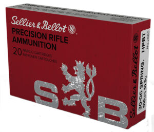 Sellier & Bellot 30-06 Springfield 168 Grain Hollow Point Boat Tail Rifle Ammunition