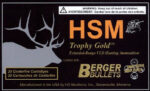HSM 270WSM150VLD Trophy Gold Extended Range 270 WSM 150 gr Berger Hunting VLD Match 20 Per Box/ 25 Case