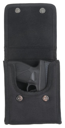 Bulldog Vertical Cell Phone Holster Compact 9mm Ambidextrous Black Clip Belt Loop Accessory