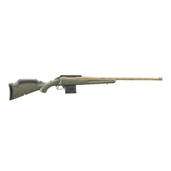 Ruger American Gen II Predator Rifle 6.5 Grendel 10rd Magazine 22" 5/8x24 Threaded Barrel Green