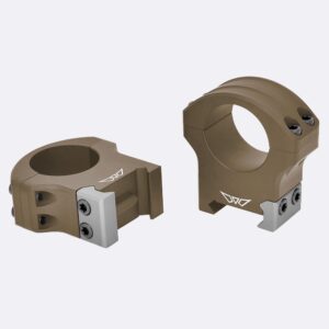 Warne HyperLite 30mm High Flat Dark Earth Scope Rings