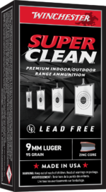 WINCHESTER 9 MM SUPER CLEAN FMJ 95 GR 50 RD/BX 10 BX/CS