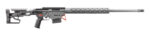 RUGER PRECISION RIFLE CUSTOM SHOP 6.5 CM 26"BBL, STEALTH GRY CERAKOTE, TRIGGER TECH TRIGGER, 2-10RD