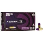 9MM LUGER 124GR SYNTECH JACKET FLAT NOSE 50/BOX