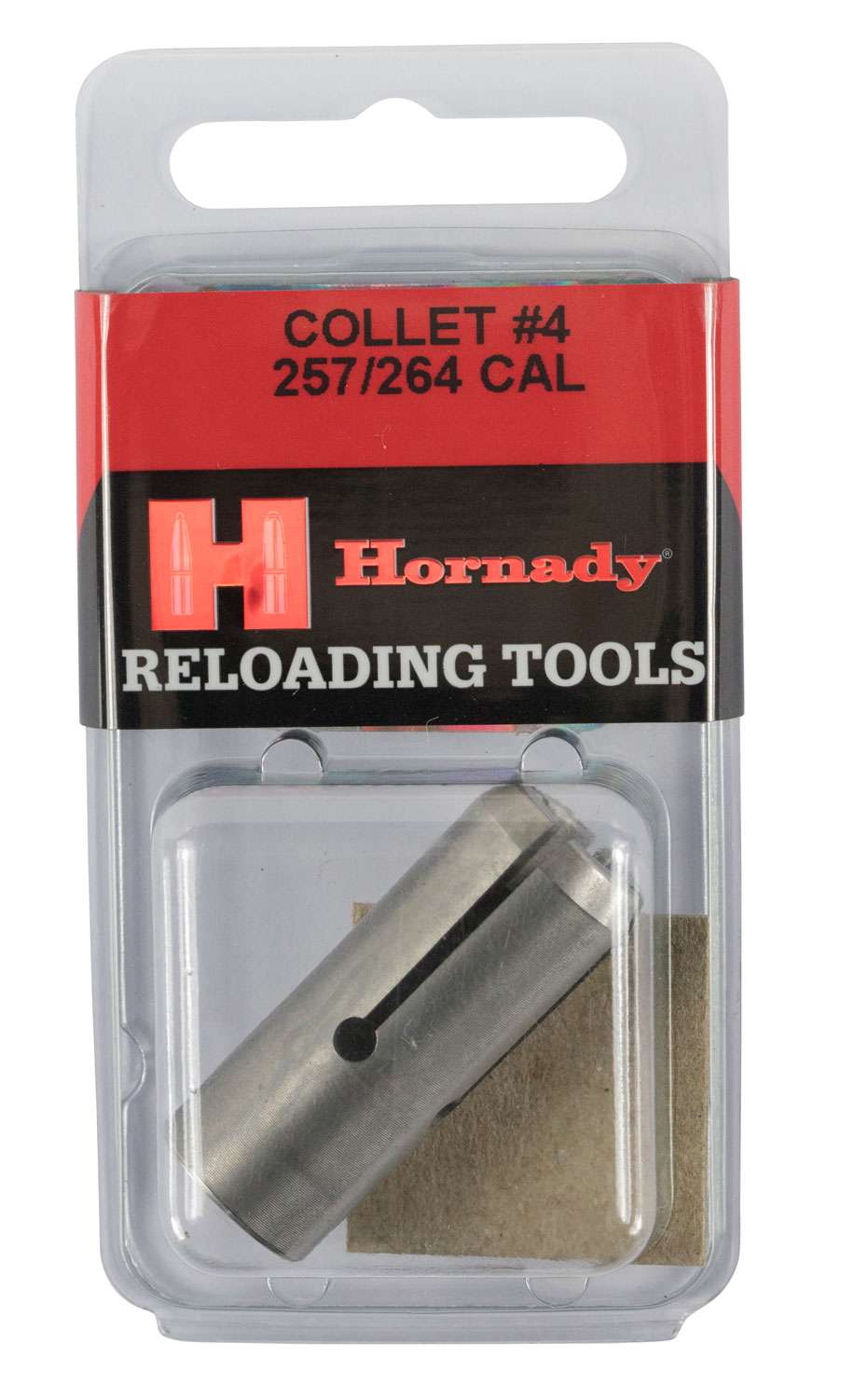 Hornady 264 Caliber Cam Lock Bullet Collet Reloading Accessory 1 Hornady 392157 Cam Lock Bullet Collet #4 Silver 264 257 Cal Metal