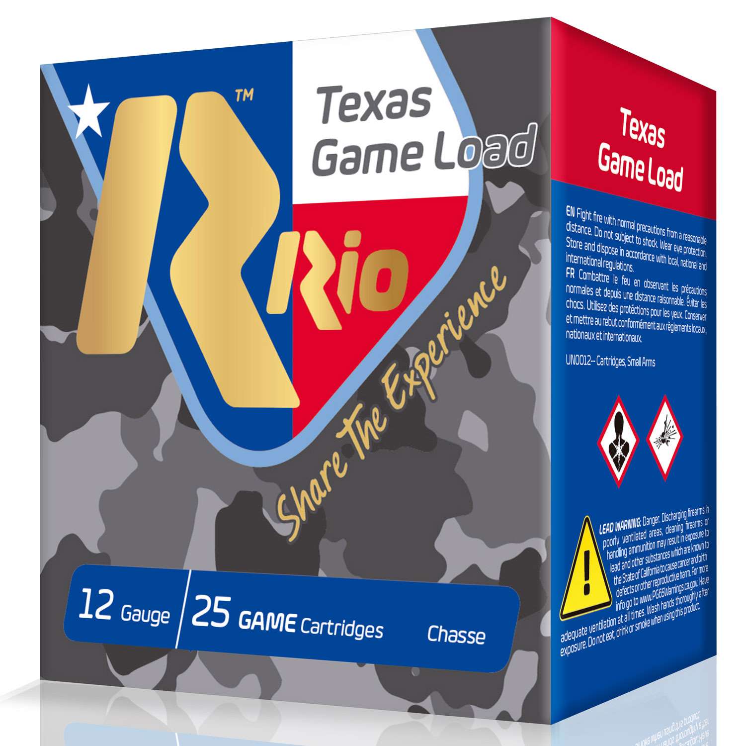 RIO AMMUNITION TG3675TX Top Game Texas Game Load Standard Velocity 12 Gauge 2.75" 1-1/4 oz 7.5 Shot 25 Bx/ 10 Cs 1 RIO AMMUNITION TG3675TX Top Game Texas Game Load Standard Velocity 12 Gauge 2.75" 1-1/4 oz 7.5 Shot 25 Bx/ 10 Cs