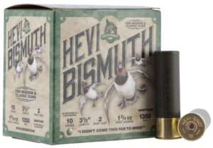 HEVI-Shot HS15502 HEVI-Bismuth 10Gauge 3.50" 1 3/4oz Bismuth 2Shot 25 Per Box/10 Case