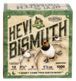 HEVI-Shot HS14502 HEVI-Bismuth  12Gauge 3.50" 1 1/2oz Bismuth 2Shot 25 Per Box/10 Case