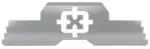 Cross Armory CRG5SLSV Slide Lock  Extended Silver 4140 Steel for Glock Gen1-5 P80