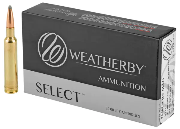 Weatherby H7MM154IL Select  7mmWthbyMag 154gr Hornady Interlock 20 Per Box/10 Case