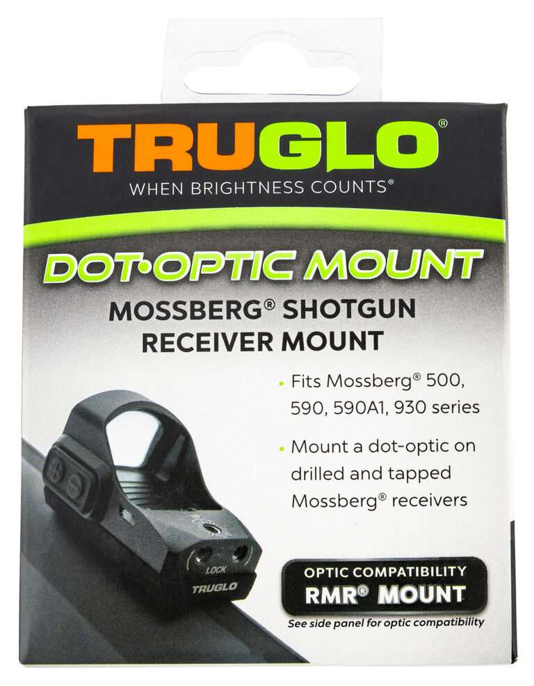 TruGlo TGTG8955M2 Shotgun Receiver Mount Black Mossberg Trijicon RMR