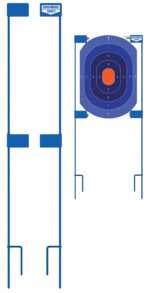 Birchwood Casey 49013 Adjustable Target Stakes  36" Stand Blue Steel Target 36" 2
