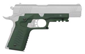 Recover Tactical CC3H-03 Grip & Rail System OD Green Polymer Picatinny for Standard Frame 1911