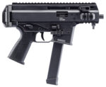 B&T Firearms 36176502G APC9K  9mm Luger 33+1 4.30" Black Steel Barrel, Black Picatinny Rail Receiver, Brace Adapter, Black Polymer Grips, Ambidextrous