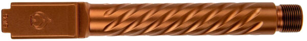 Ballistic Advantage BAPSG175T3R Premium Series  Threaded/Spiral Fluted, 9mm Luger, Copper PVD, Fits Glock 17 Gen 5