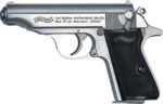 Walther Arms 4796029 PP  32 ACP 8+1 3.90" Stainless Steel Barrel, Stainless Serrated Steel Slide, Stainless Aluminum Frame w/Beavertail, Textured Polymer Grip