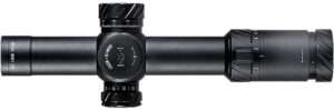 Meprolight USA 901245701 MVO Matte Black Anodized 1-8x28mm 34mm Tube, Illuminated M1 MRAD Etched Green/Red Reticle
