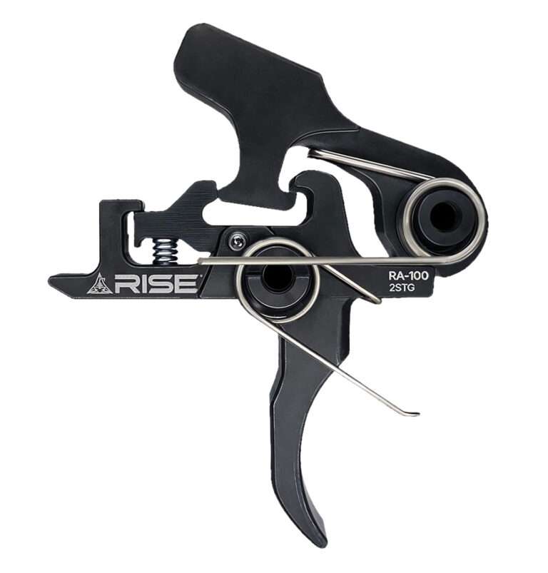 Rise Armament RA100BLK RA-100 Trigger Black Nitride Curved Fits AR-Platform