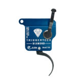 TriggerTech R7LSAB02TNP Diamond  Black Curved Fits Remington 700 Left Hand