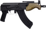 Century Arms HG7596N Draco Micro 7.62x39mm 30+1 6.25" Black Threaded Barrel, Black Anodized Picatinny Rail Receiver, Black Polymer Grip, Wood Furniture