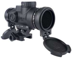 Trijicon 2200355 MRO SD Patrol Black 1x 25mm 2 MOA Red Dot Reticle Full Co-Witness Quick Release Mount W/ Q-LOC Technology