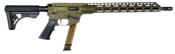 FREEDOM ORDNANCE FX9R16-ODG FX9R  9mm Luger 16" M-LOK Handguard B5 Grip