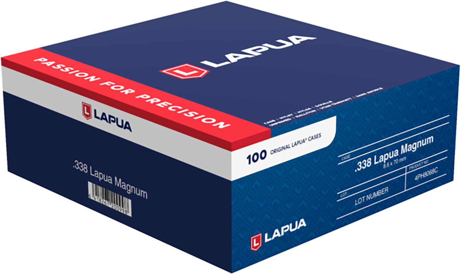 Berger Bullets 338 Lapua Magnum Unprimed Reloading Brass 100 Count 1 Berger Bullets 4PH8068C Unprimed Cases 338 Lapua Mag Rifle Brass 100/Box