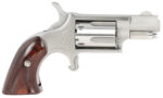 North American Arms 22LRGBG Mini-Revolver  22 LR 5 rd 1.13" Barrel, Stainless Steel Barrel/Cylinder/Frame, Exclusive Wood Boot Grip