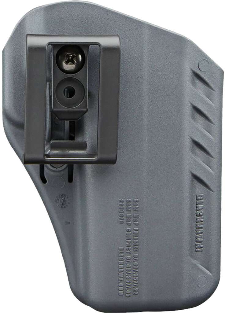 Blackhawk 417500UG A.R.C. IWB Urban Gray Polymer Belt Clip Compatible w/Glock 17/22/31 Belt 1.50-1.75" Wide Ambidextrous