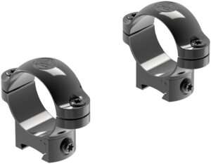 Leupold 49949 Ringmounts Black Gloss 1" Rimfire Low