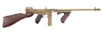 Thompson T150DTG 1927A-1 Deluxe 45 ACP Caliber with 16.50" Barrel, 20+1 Capacity (Stick), 50+1 Capacity (Drum), Titanium Gold Metal Finish, American Walnut Stock Wood Grip Right Hand