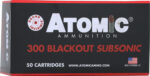 ATOMIC 300 AAC 220GR SUBSONIC - HPBT 50RD 10BX/CS