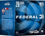 FEDERAL TOP GUN 28GA 2.75" 3/4 - OZ #7.5 1330FPS 250RD CASE LOT