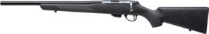 TIKKA T1X LEFT HAND 17HMR 20" - THREADED BLUED/BLACK SYNTH