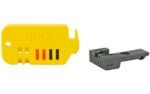 HIVIZ ADJ REAR SIGHT RUG RVLVR GR/RD