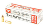 WIN USA 9MM NATO 124GR FMJ 100/1000
