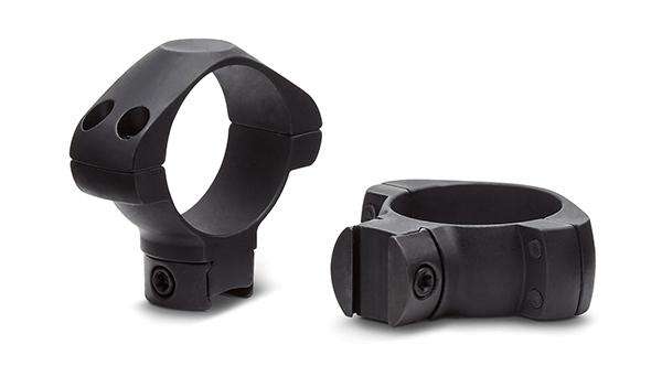 Konus 2-Piece Steel Riflescope Rings for Airguns & .22 Rails 30mm Medium - Black