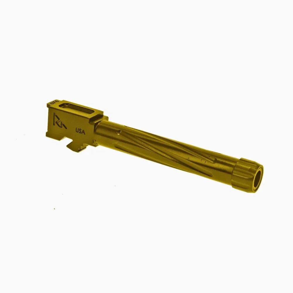 Rival Arms V1 Gold Threaded Barrel for Glock Model 17 Gen5 1 Rival Arms V1 Gold Threaded Barrel for Glock Model 17 Gen5