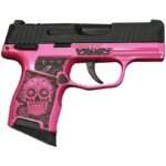 Sig Sauer P365-380-BSS-MS Exclusive "Sugar Skull" Pink Medusa Handgun .380 10rd Magazines (2) 3.1" Barrel