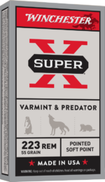 WINCHESTER 223REM SUPER X 55G JHP 20RD BX