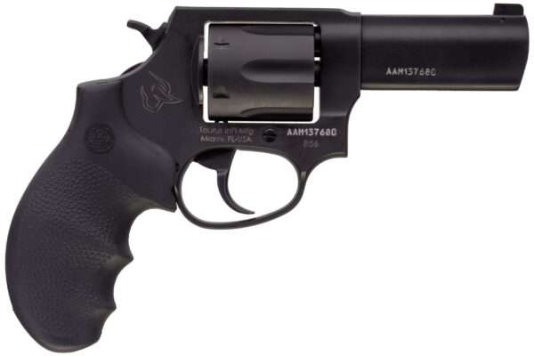 TAURUS 856 38SP MATTE BLK 3" 6SHOT NS