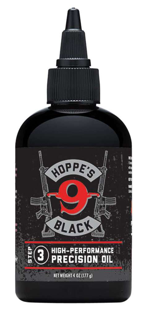 Hoppe's HBL4 Black Precision Oil Lubricates Prevents Rust & Corrosion 4 oz. Squeeze Bottle