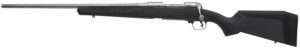 Savage Arms 57085 110 Storm Full Size 223 Rem 4+1 22" Matte Button-Rifled Barrel, Matte Drilled & Tapped Stainless Steel Receiver, AccuStock Matte Gray Synthetic Stock, Left Hand