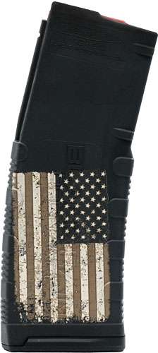 BLACK RAIN MAGAZINE AR15 30RD - 5.56" AMERICAN FLAG ETCHED